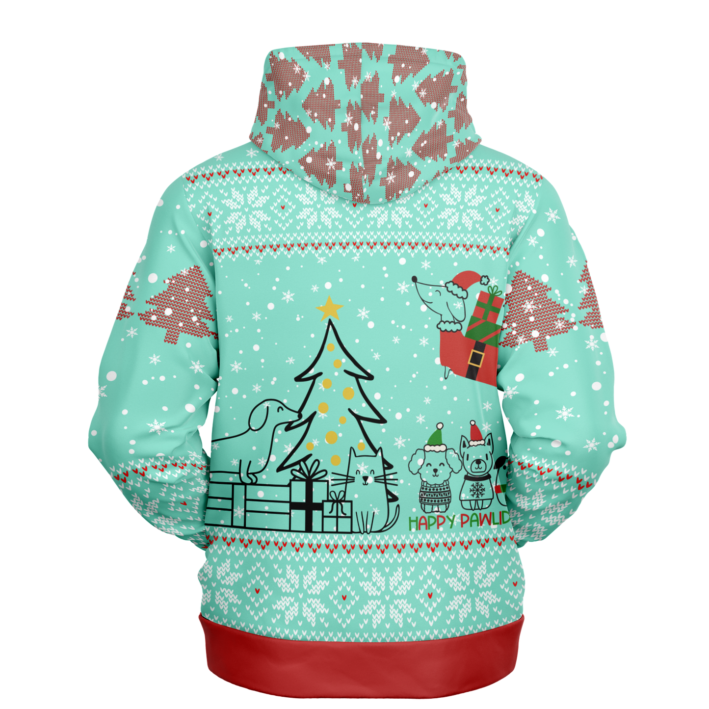 Fashion Unisex Hoodie| "Merry Woofmas" - personalize with Pic