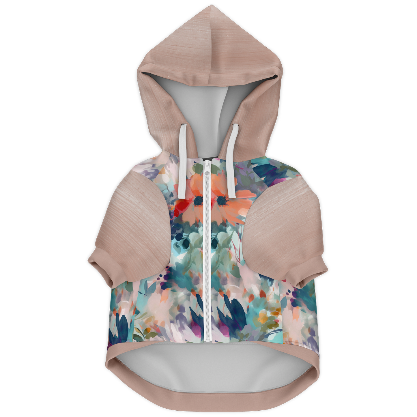 Fashion Dog Zip-Up Hoodie | Paint Me Beautiful | Matchy Matchy