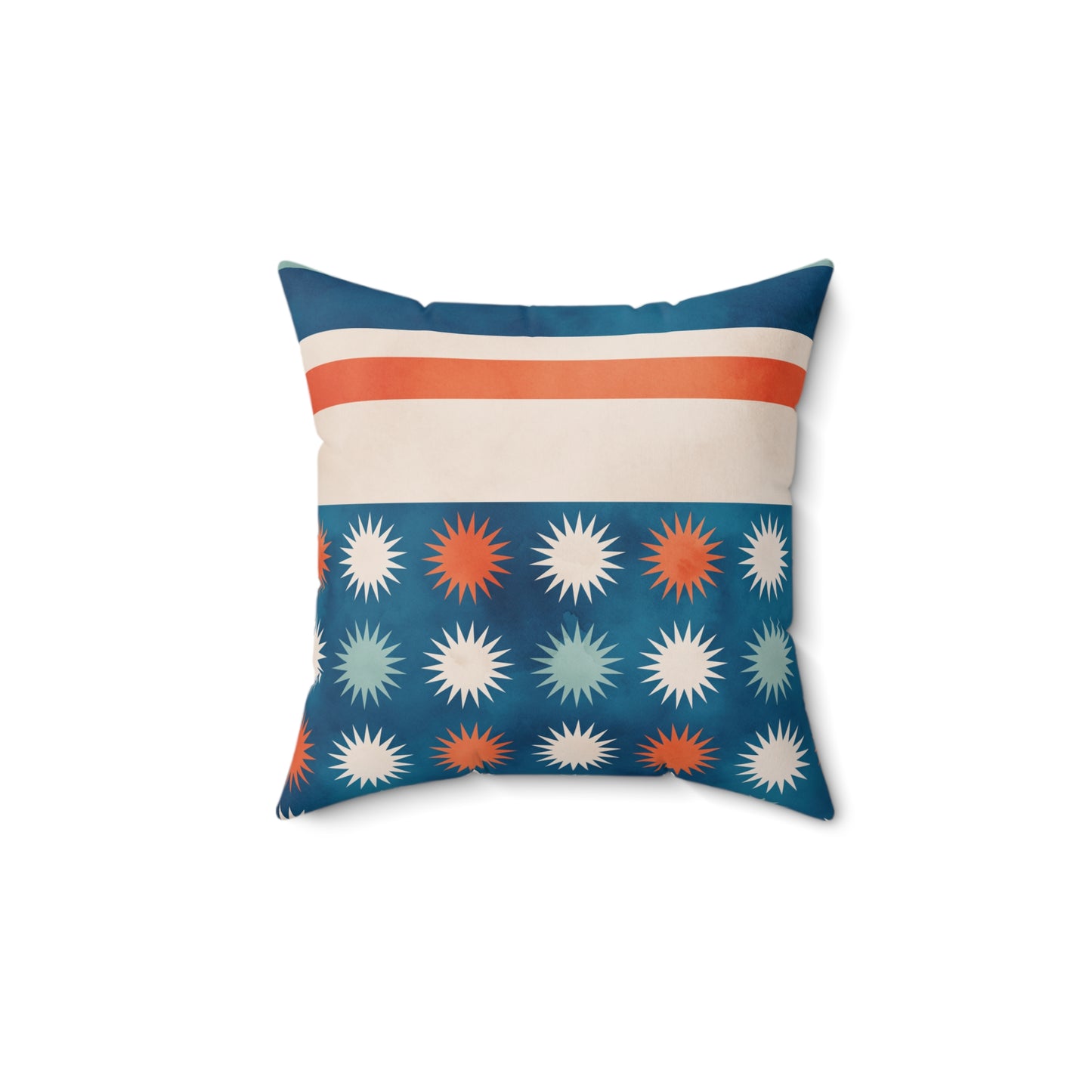 "Starburst Stripes Boho Haven" | Accent Pillows