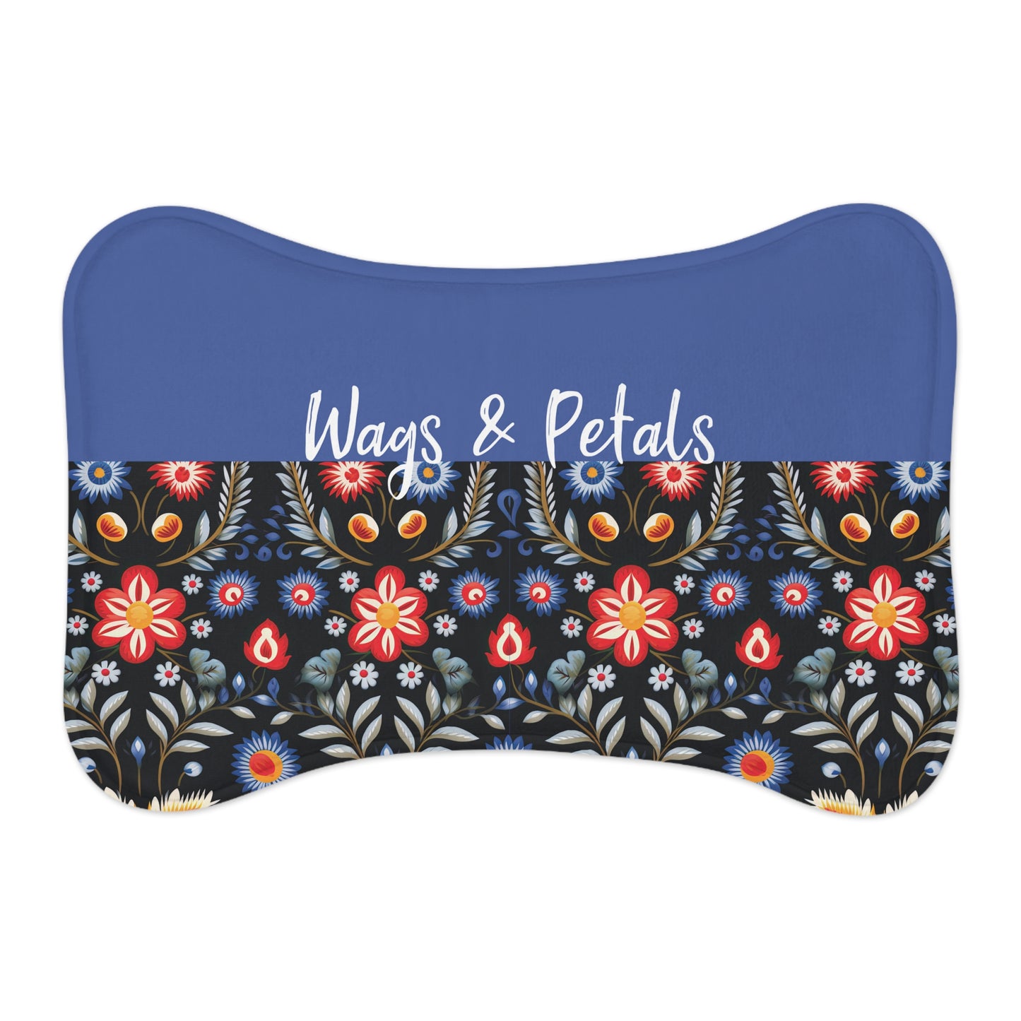 "Wags & Petals" | Pet Feeding Mat