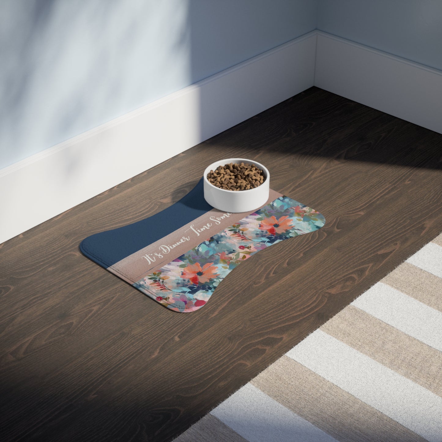 It's Dinner Time Somewhere | Pet Feeding Mats