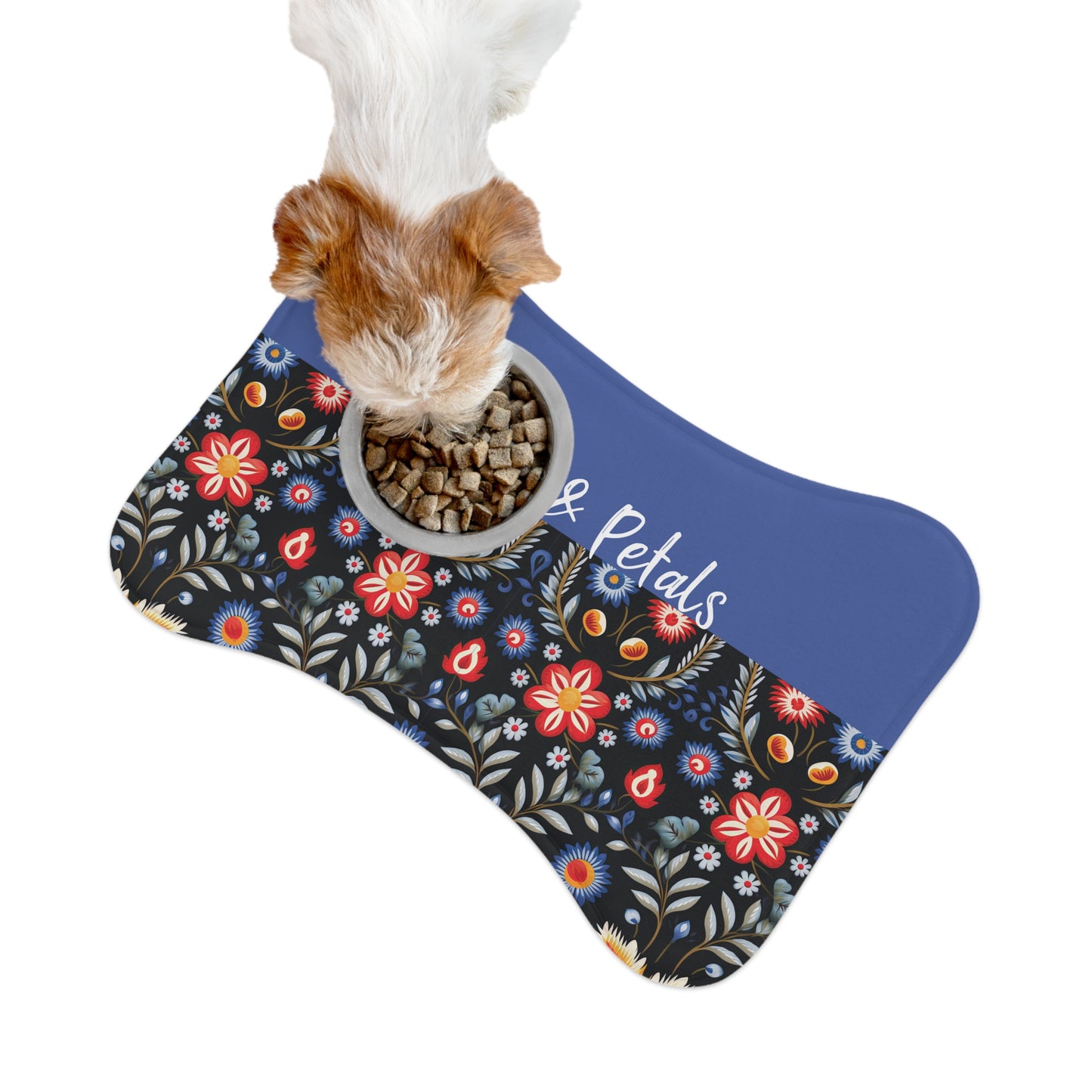 "Wags & Petals" | Pet Feeding Mat