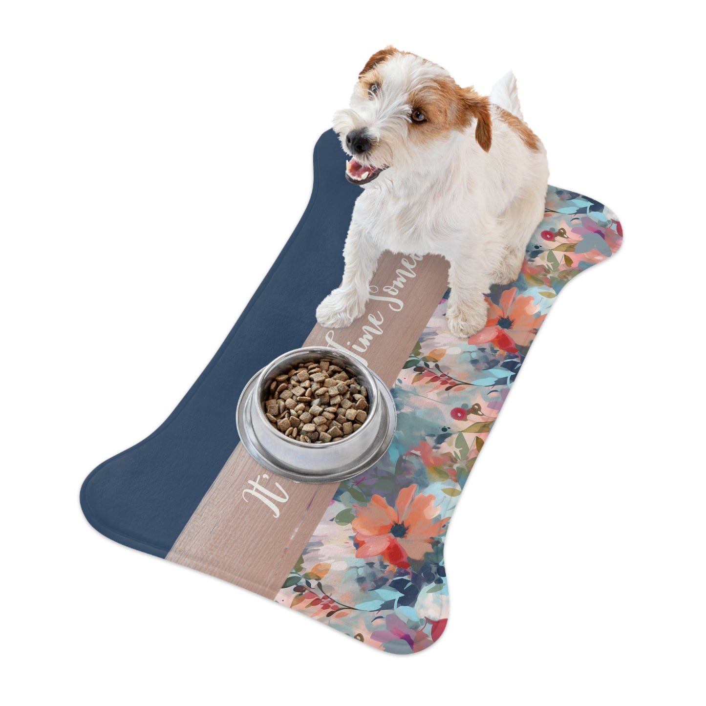 It's Dinner Time Somewhere | Pet Feeding Mats