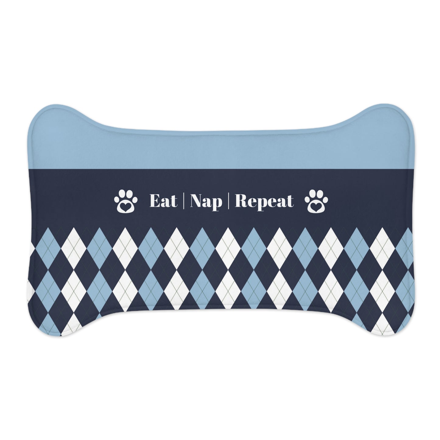 "Eat Nap Repeat" | Pet Feeding Mats