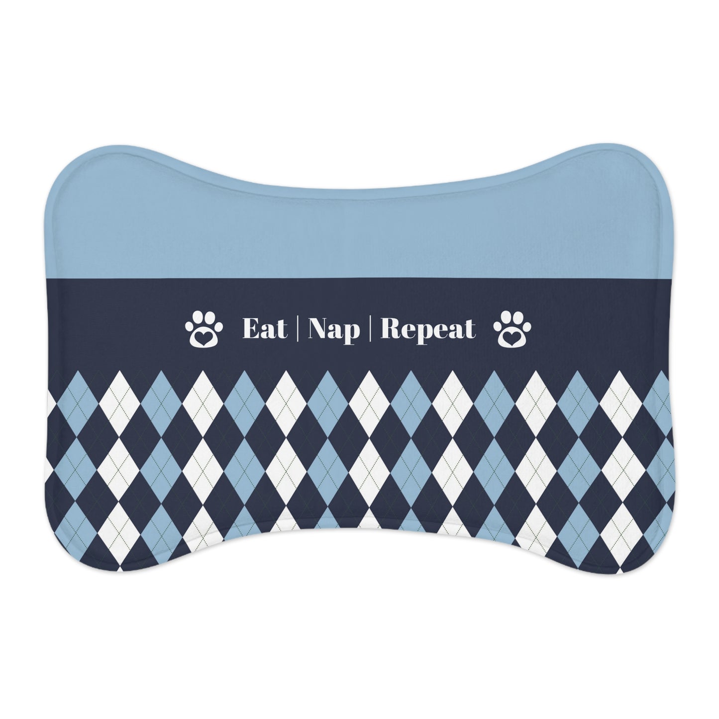 "Eat Nap Repeat" | Pet Feeding Mats