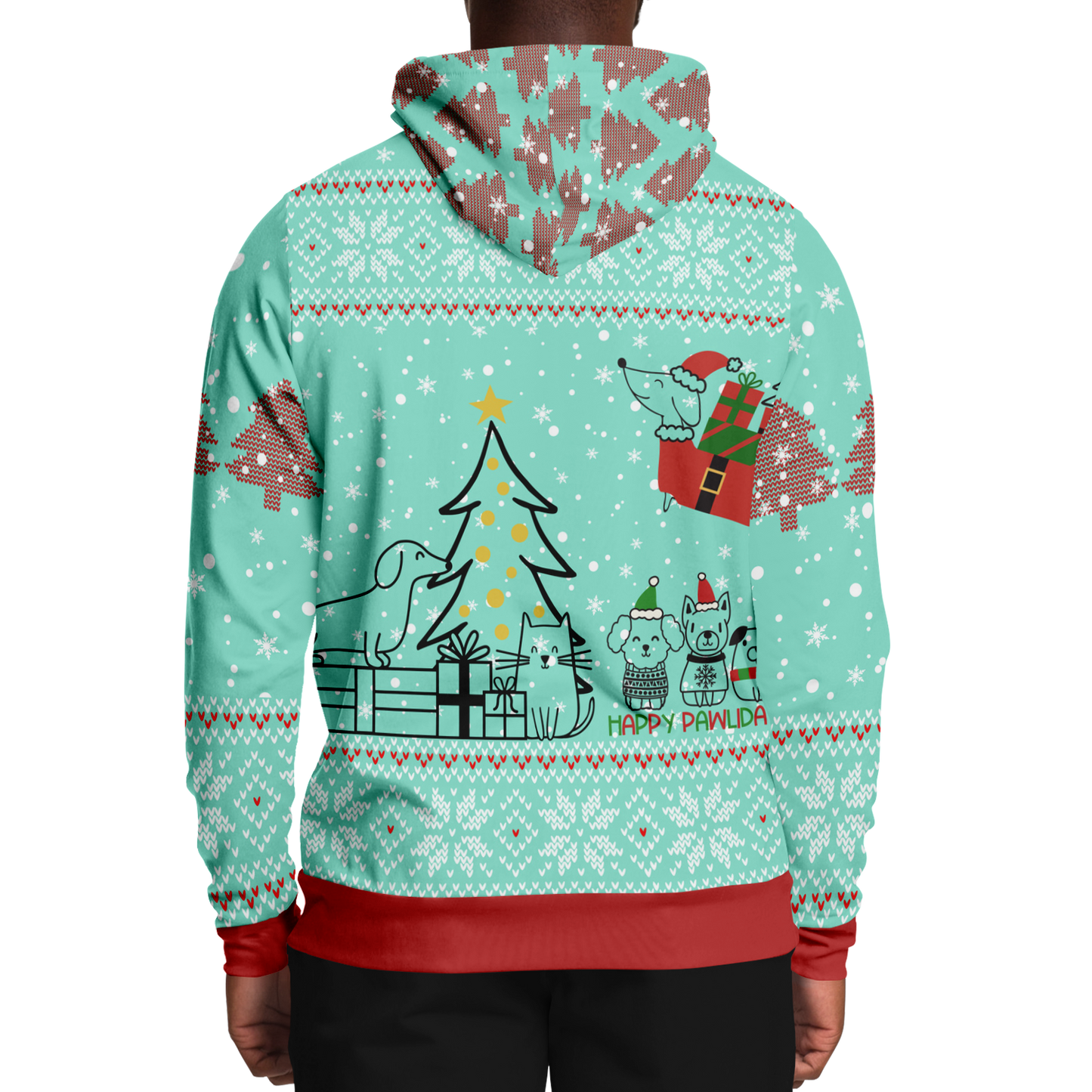 Fashion Unisex Hoodie| "Merry Woofmas" - personalize with Pic