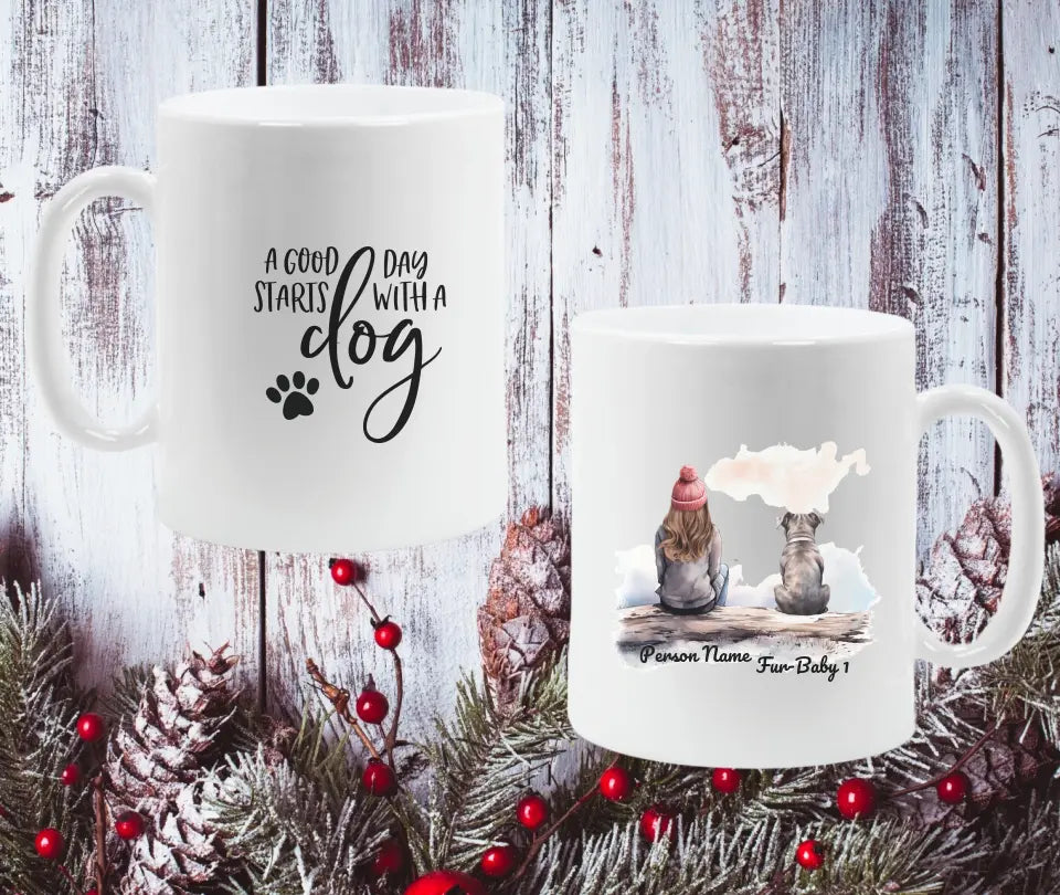 11 oz Ceramic Mug | Personalize Furry Family Friends