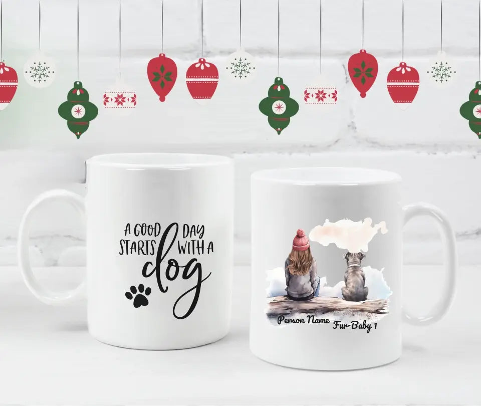 11 oz Ceramic Mug | Personalize Furry Family Friends