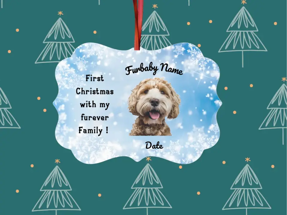 Photo Ornament | Personalized | First Christmas