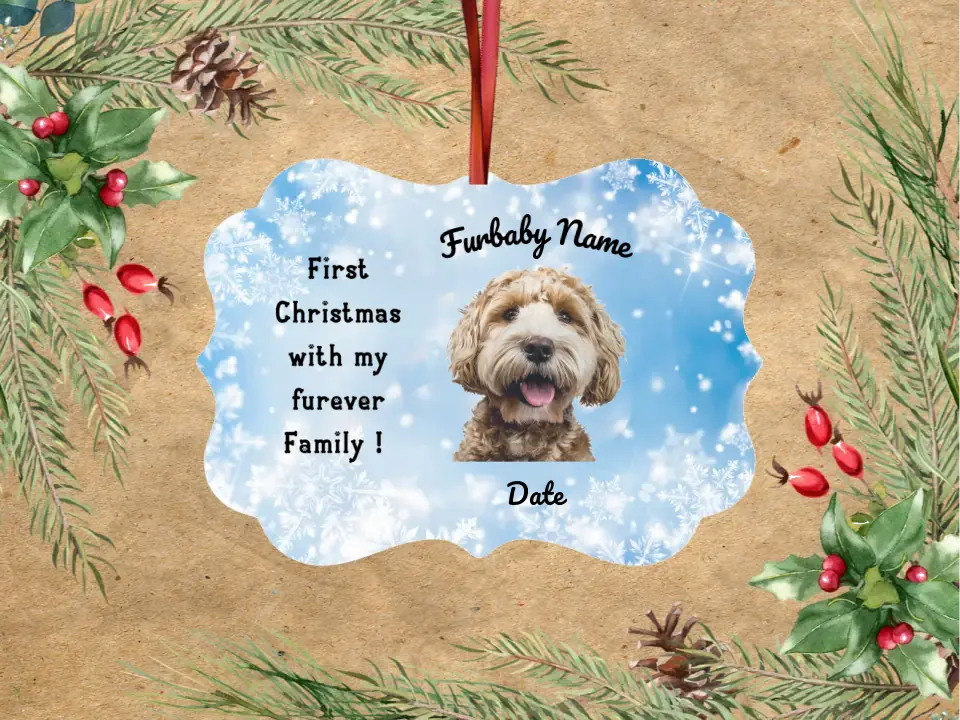 Photo Ornament | Personalized | First Christmas