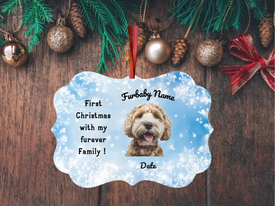 Photo Ornament | Personalized | First Christmas