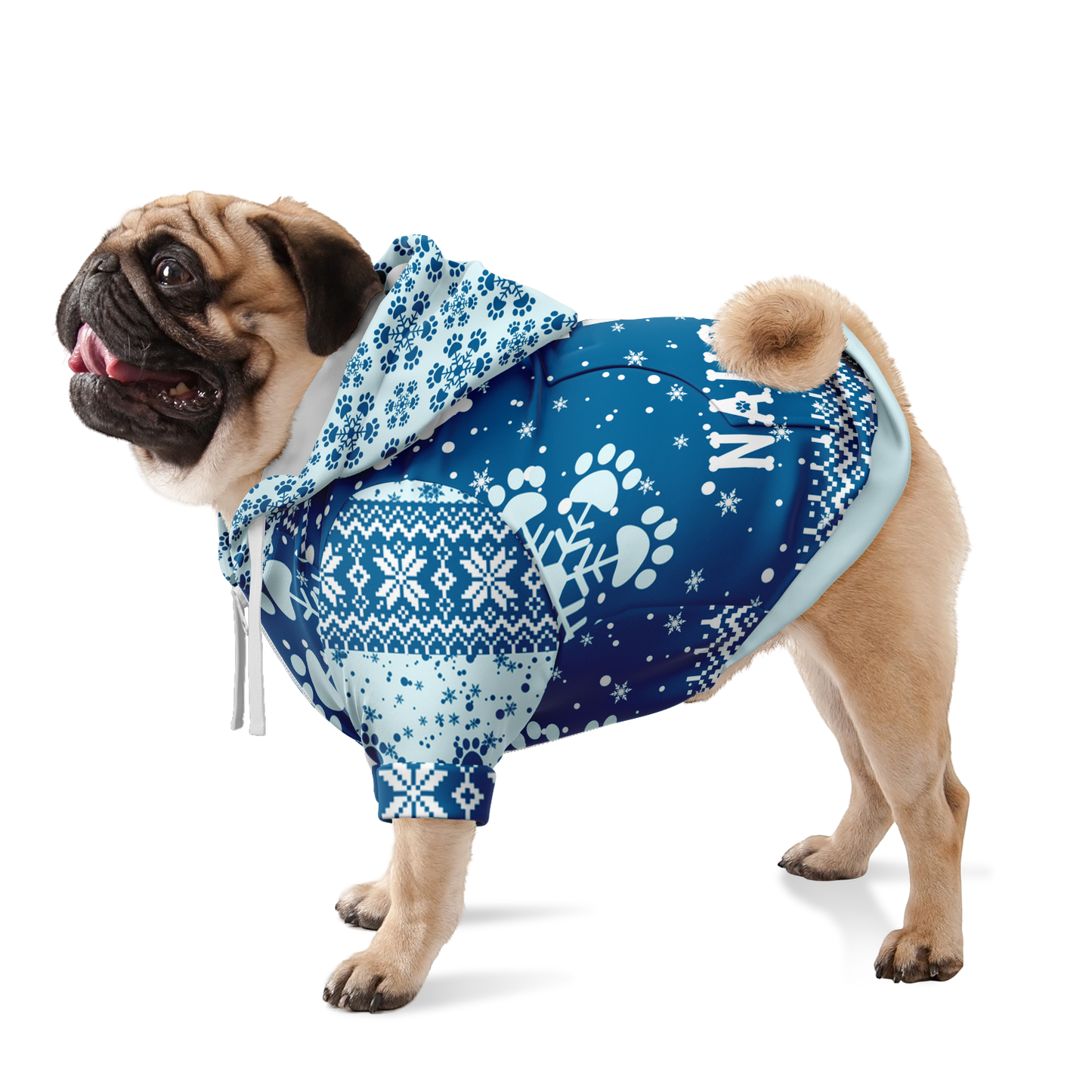 Fashion Dog Zip-Up Hoodie | Feliz Naughty Dog | Matchy Matchy