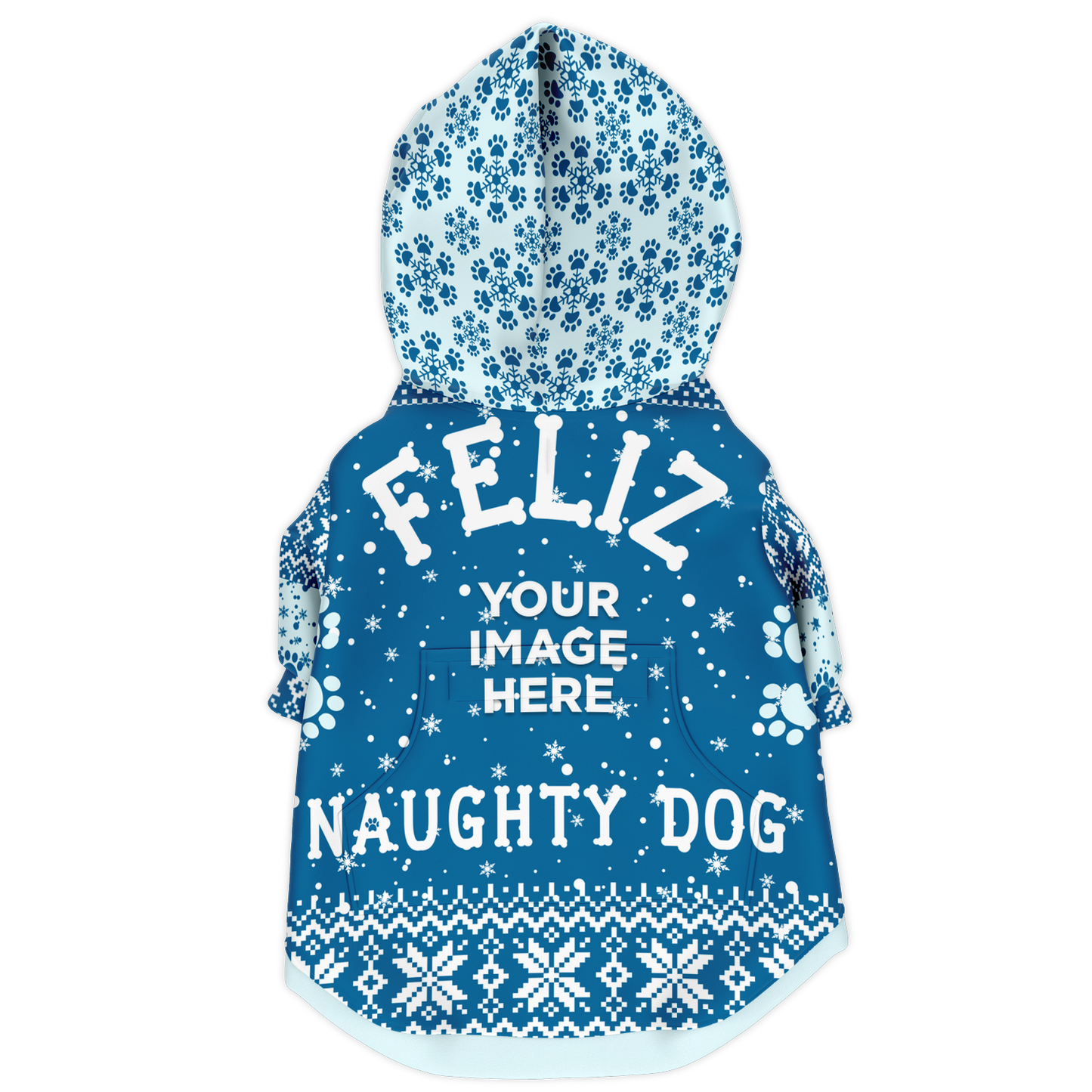 Fashion Dog Zip-Up Hoodie | Feliz Naughty Dog | Matchy Matchy