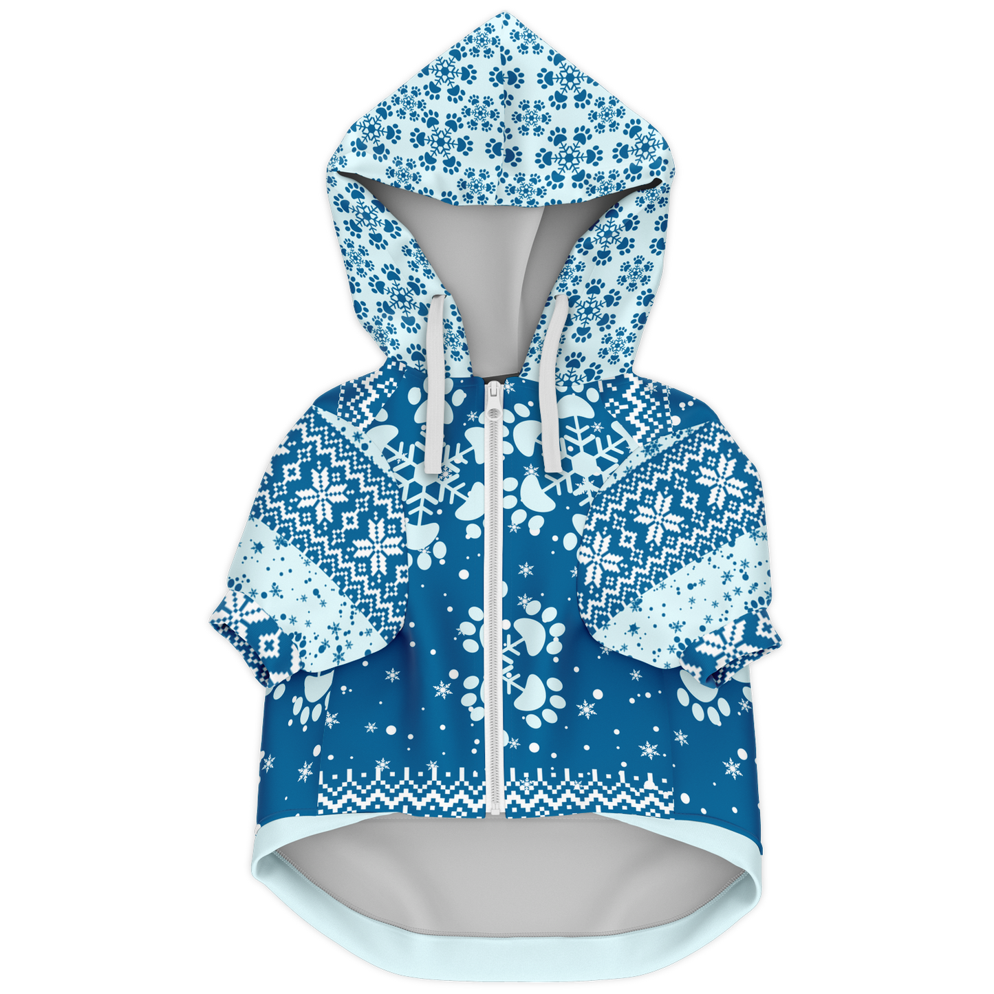 Fashion Dog Zip-Up Hoodie | Feliz Naughty Dog | Matchy Matchy