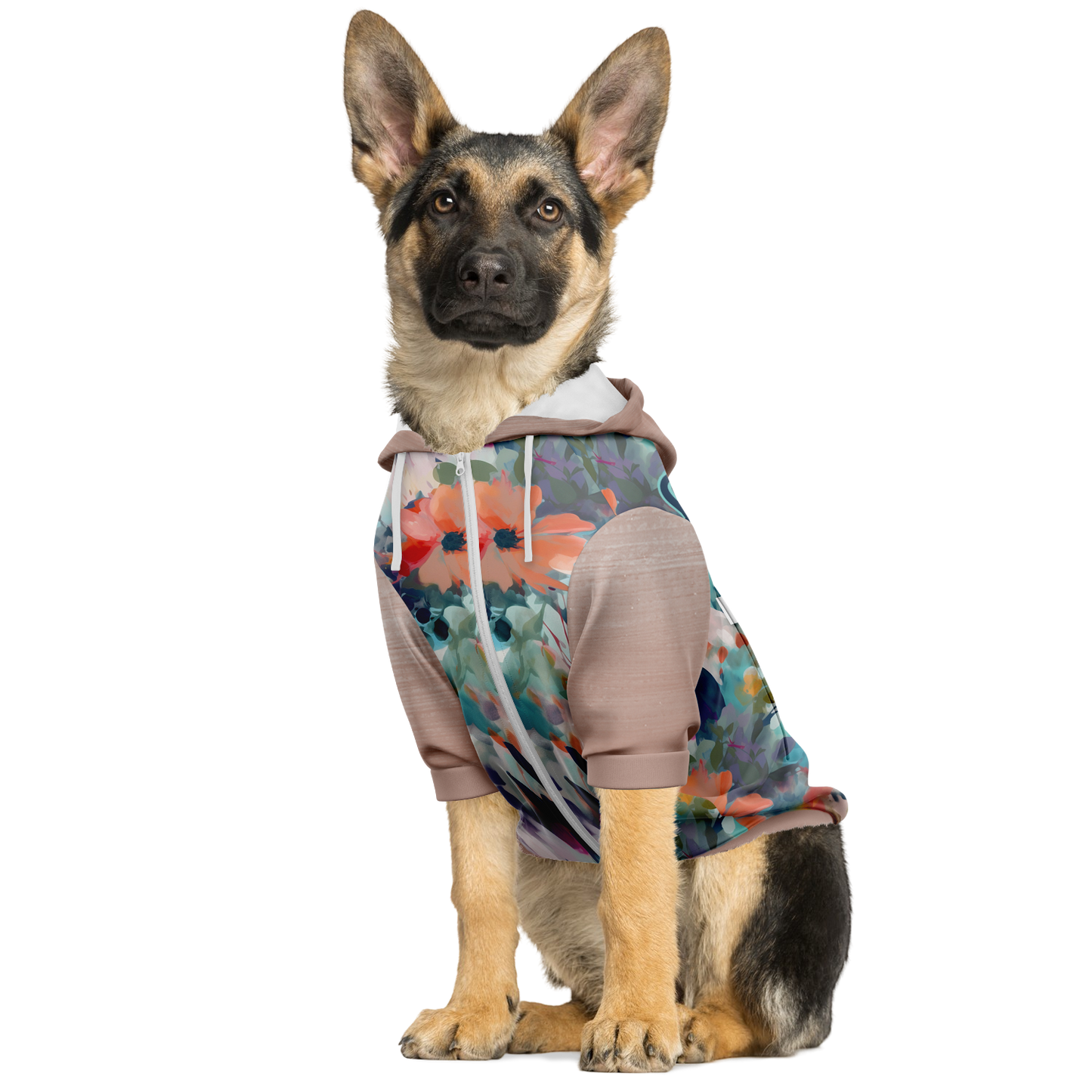 Fashion Dog Zip-Up Hoodie | Paint Me Beautiful | Matchy Matchy